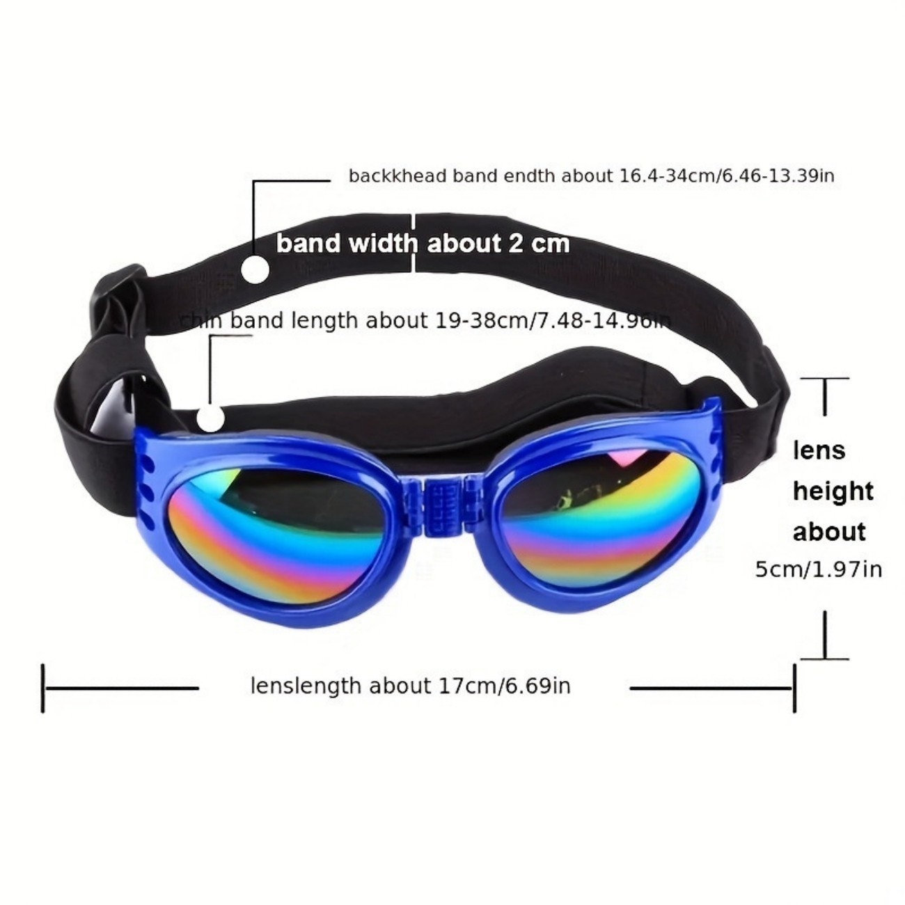 Pet Protection Small Doggles Dog Sunglasses Pet Goggles UV Sun Glasses Eye Wear Adjustable — image 4