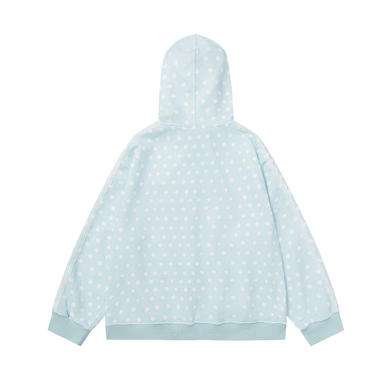 Cat pentagram full print hooded sweatshirt jacket — image 3