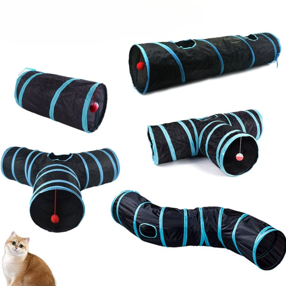 Túneles de Juguete para Gatos - Juguetes Interactivos para Mascotas — imagen 2