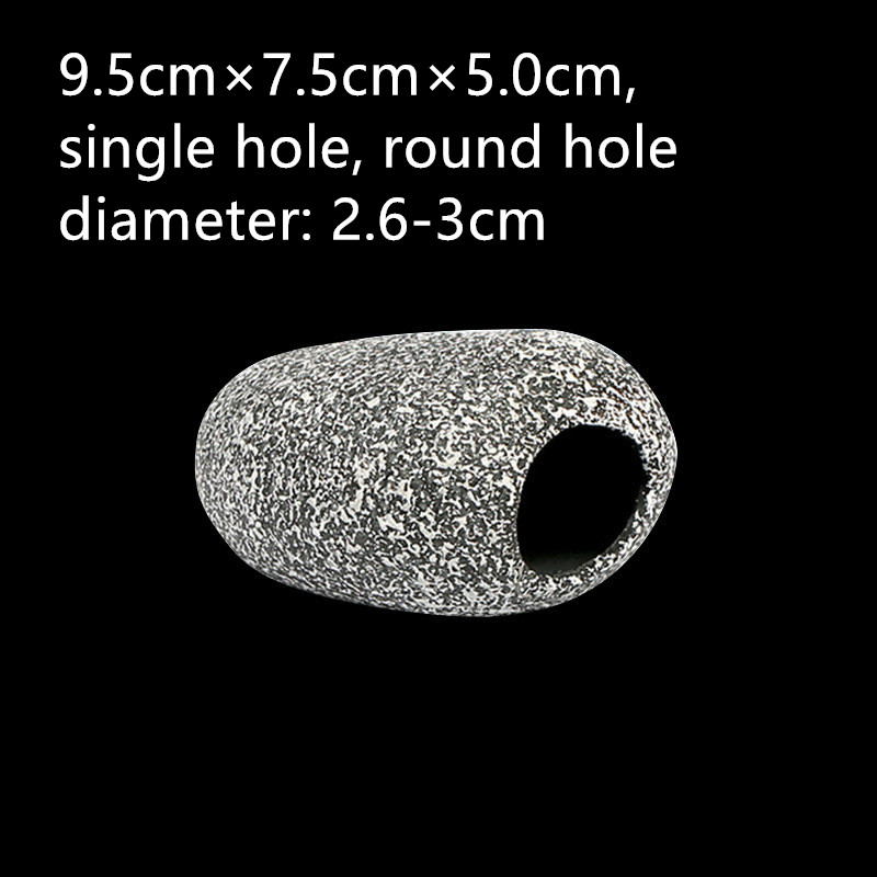 Piedras decorativas para acuario, decoraciones para estanques, criaderos de camarones de cerámica — imagen 4