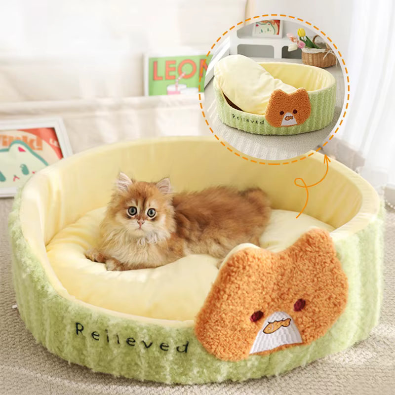 Jaulita de Paja para Gatos y Perros - Cama Acogedora para Mascotas — imagen 1