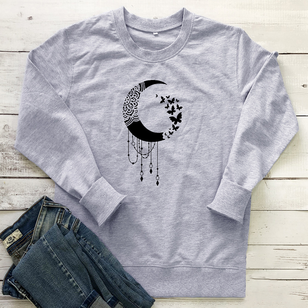Moon Butterfly Printed Hoodie — image 3