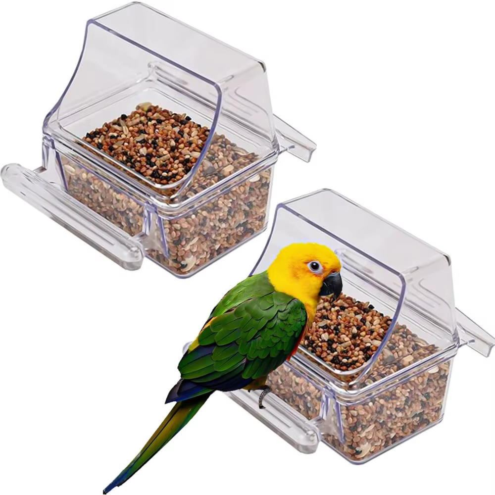 38-Inch Large Bird Cage with Toys & Ladder, Double Roof, Side Nest Doors for Cockatiels, Conures, Parakeets — image 5
