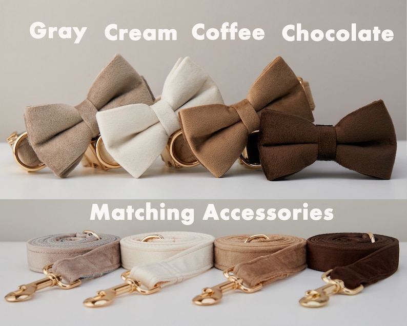 Conjunto de Cuerda y Collar de Tela de Algodón con Broche Metálico y Lazo Personalizable para Perros en Varios Colores — imagen 21