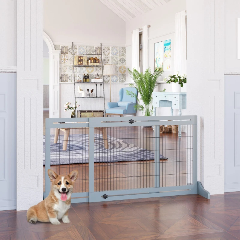 Puerta para Mascotas Extra Ancha con Montaje Libre de 41" a 70.9" — imagen 5