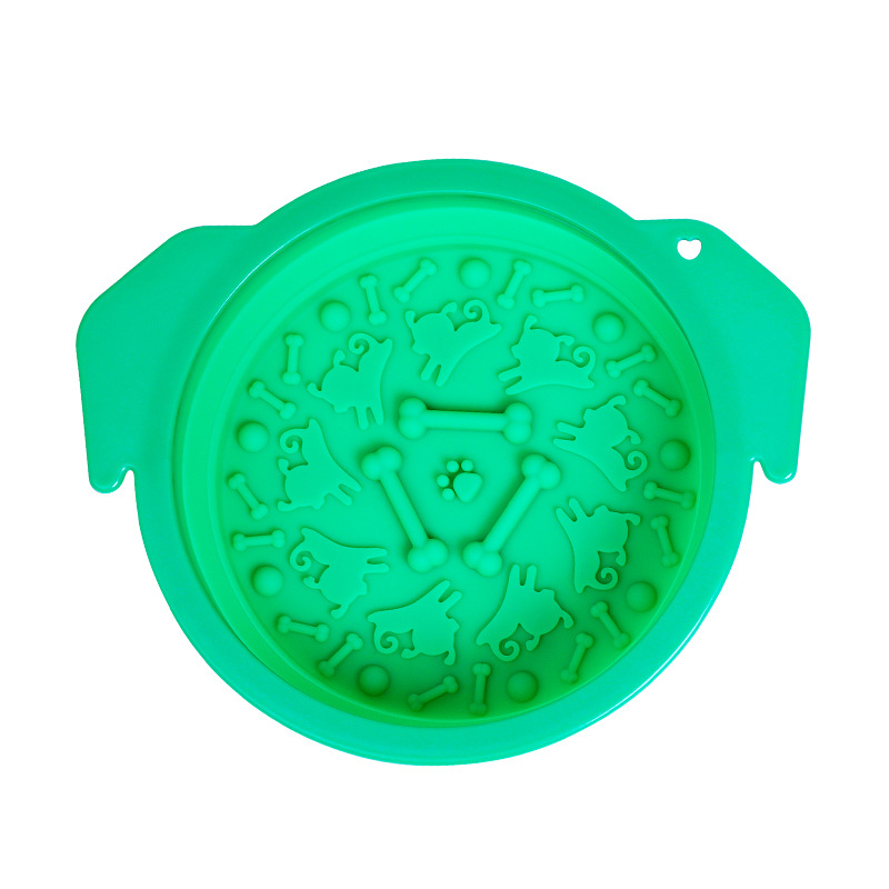 Portable Folding Bowl Sucker Licking Pad Slow Food Bowl Dog Basin Silicone Pet Bowl Dog Bowl — image 9