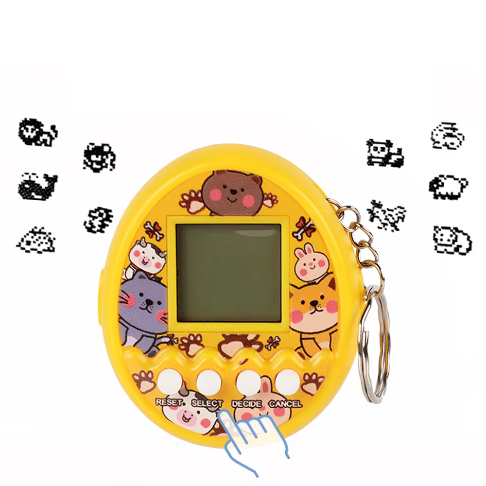 Juguetes Electrónicos de Mascotas Virtuales Tamagotchi en Ruso Original Alemán Español Polaco Animales Digitales para Niños Pixel — imagen 2