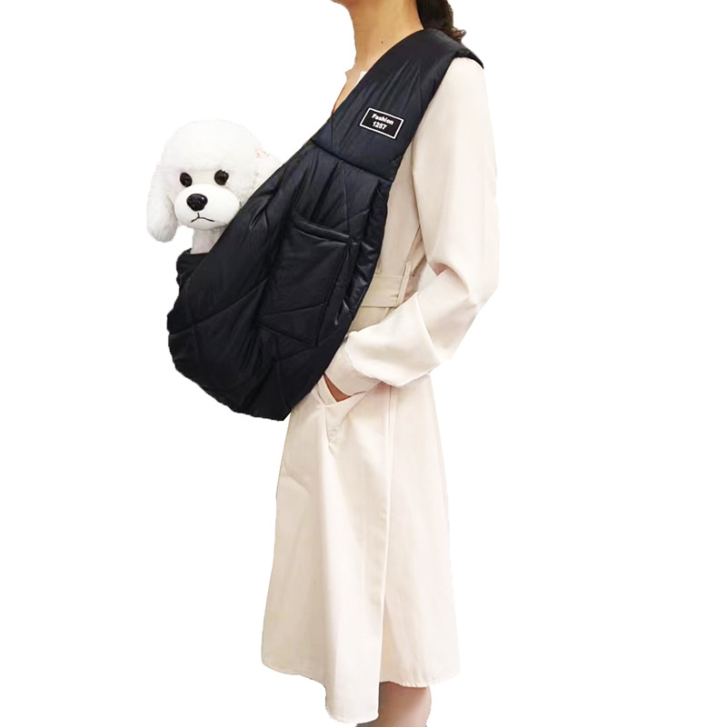 Mochila de invierno para gatos con diseño cruzado, portátil y cálido para uso al aire libre — imagen 6