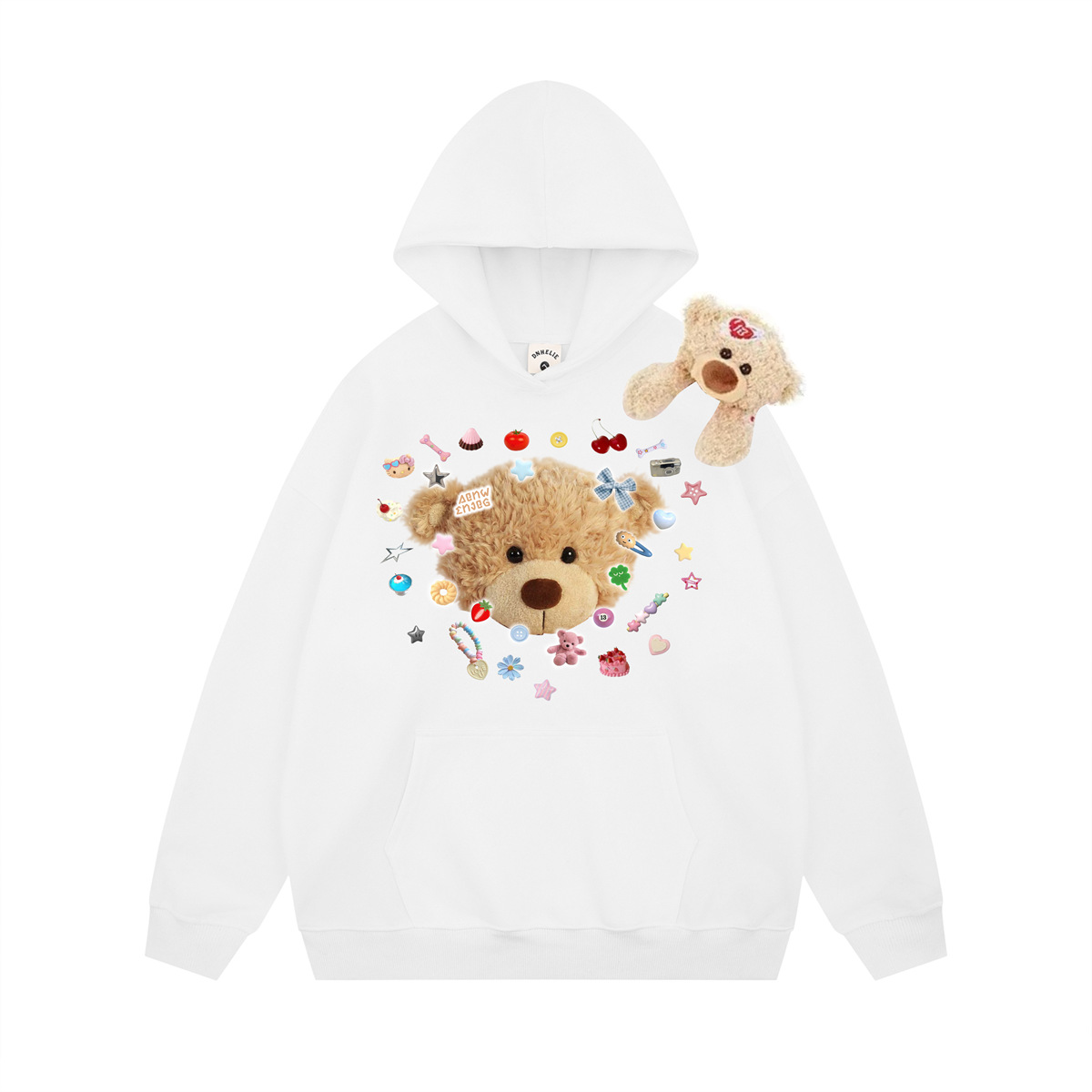 Little Bear Printed Hanging Hoodie — image 1