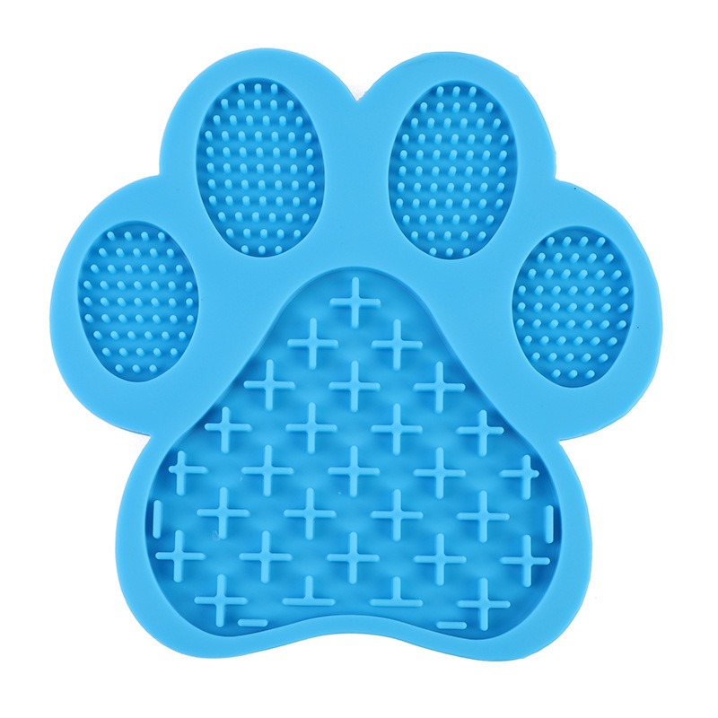 Plato de Lamer para Perros con Cepillo de Silicona Plato Lento para Mascotas Protección contra Pérdidas de Alimento Plato de Bautismo para Perros Distracción y Entrenamiento con Succion — imagen 2