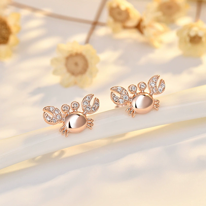 Aros de Cangrejo Adorables para Mujer Accesorio Simples y Versátil Regalo — imagen 5