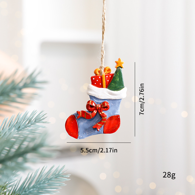 Adorno Navideño Reino de los Cielos Figura de Renuevo Colgante Estilo Animado Decoración para Árbol — imagen 7