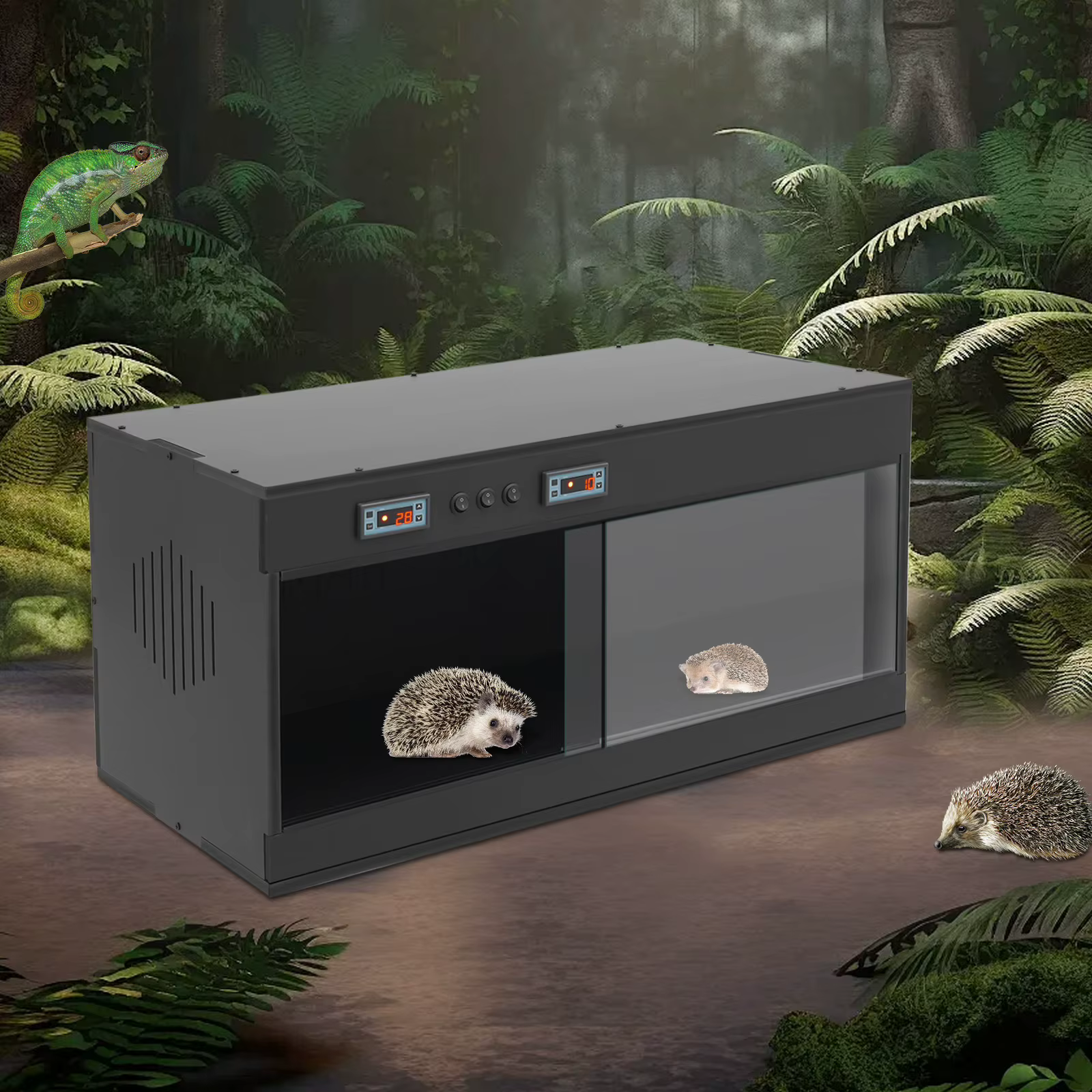80*40*40cm PVC Reptile Pet Box Large Size Multifunctional Reptile Breeding Box for Reptiles Small Insects — image 3