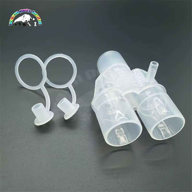 Conector Corrugado de Tres Vías para Circuito Respiratorio de Anestesia, Equipo Veterinario — imagen 6