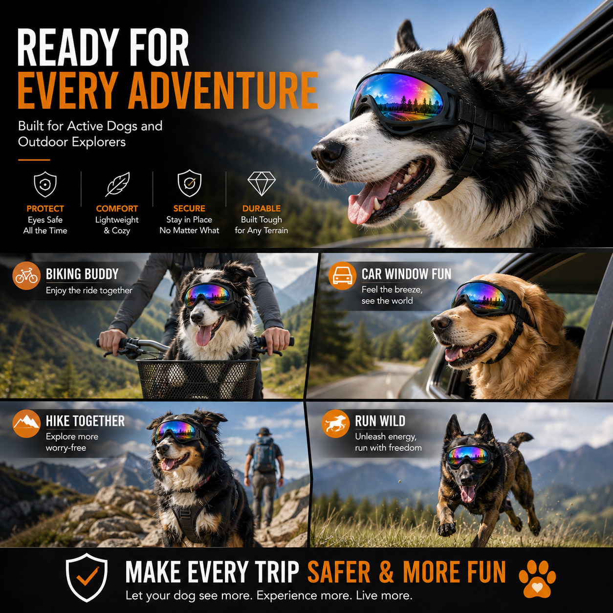 Gafas para Perros de Mediana y Gran Tamaño — imagen 7