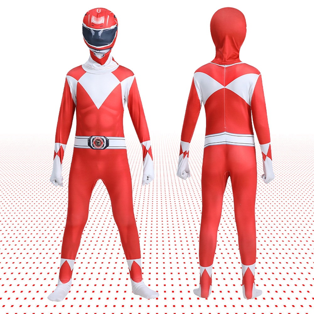 Dino Team Bodysuit Cosplay Costume Full Coverage Elastic Printed Suit Halloween Stage Performance Outfit — image 3