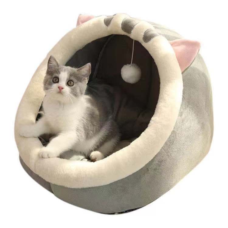 New Season Four-Season Cat House, Cat Hut, Dog Bed, Summer Cat Villa, Semi-Enclosed Cat Nest, Pink Rabbit Style — image 3