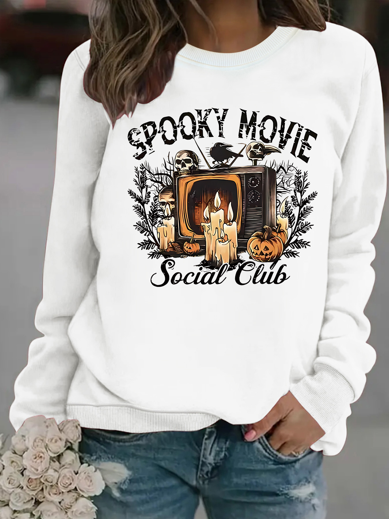 Crow base long sleeved hoodie — image 7
