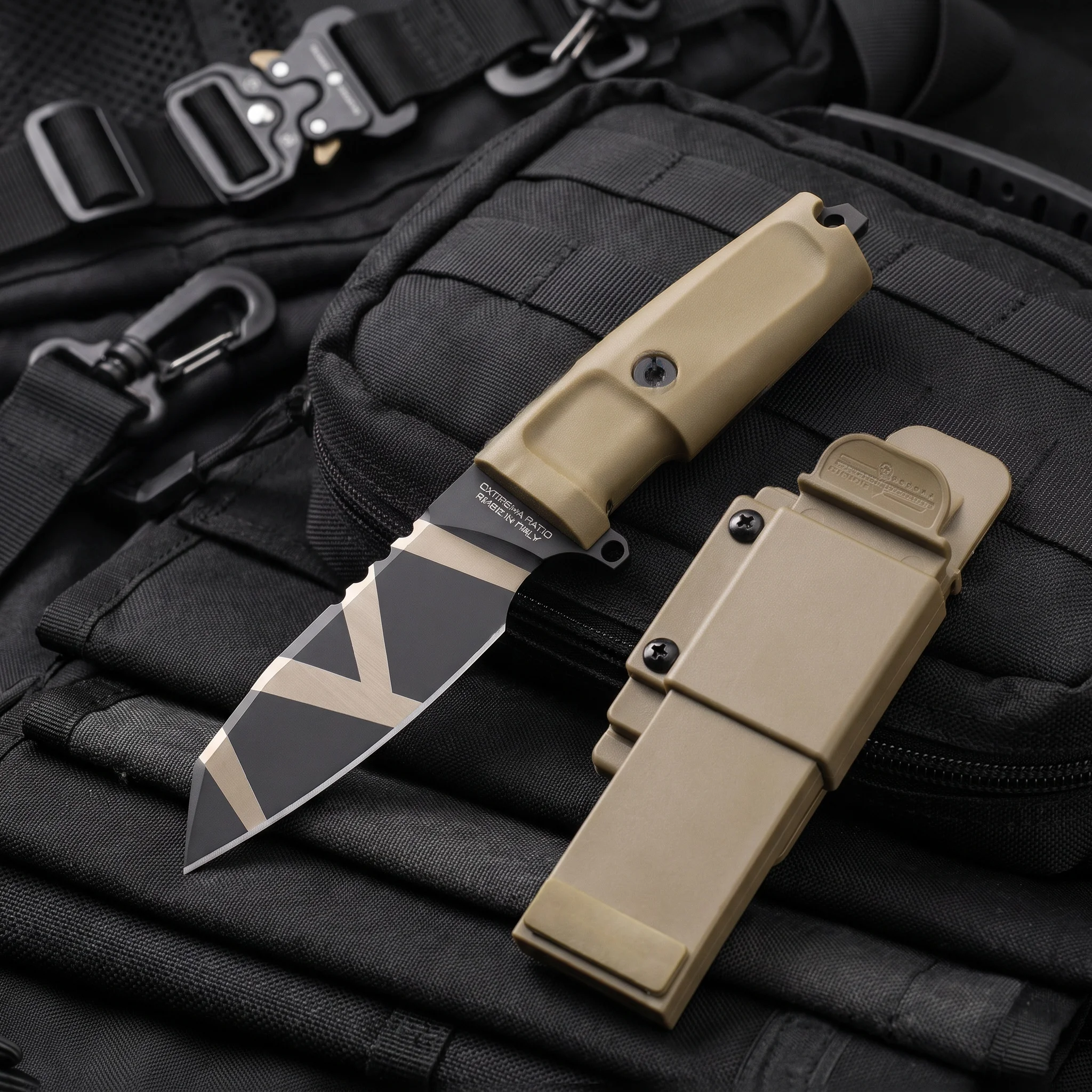 Extrema Ratio 'Mission' Outdoor Knife Multi-functional Portable Fishing Camping Emergency Tool — image 1