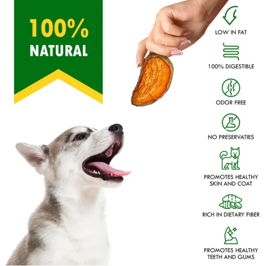Tostones de Batata Dulce para Perros 10,6 oz 300 g