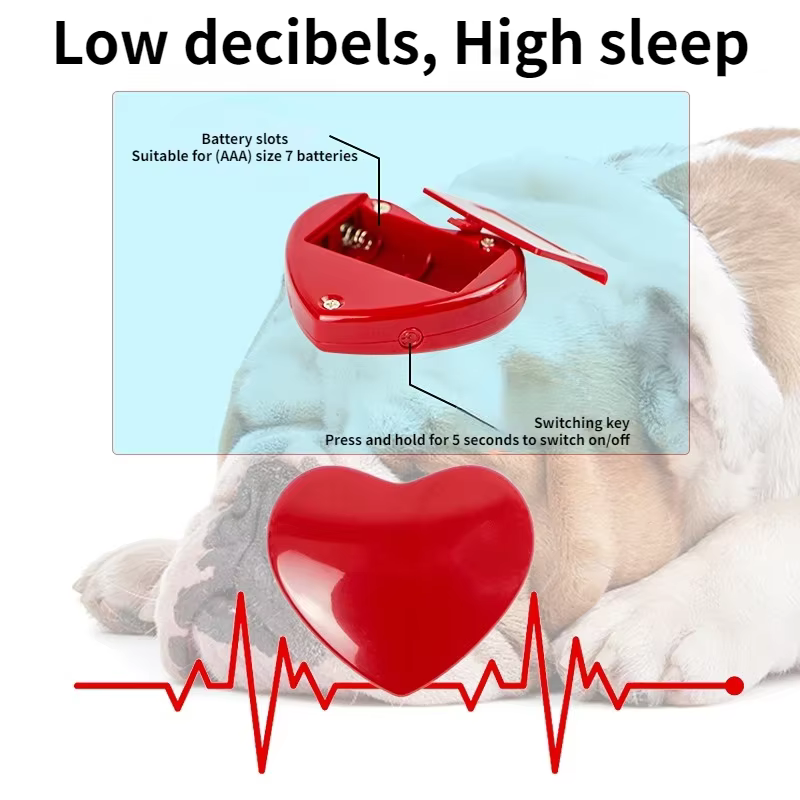 IFOYO Pet Heartbeat Puppy Behavioral Training Dog Plush Pet Comfortable Snuggle Anxiety Relief Sleep Aid Doll Durable Drop Ship — image 3
