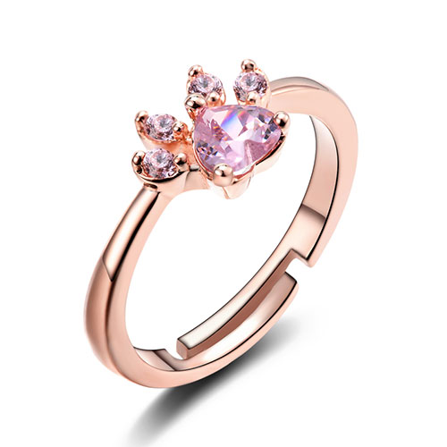 Anillo de Garra de Gato, Oso y Perro para Mujer - Conjunto de Joyas de Moda — imagen 21