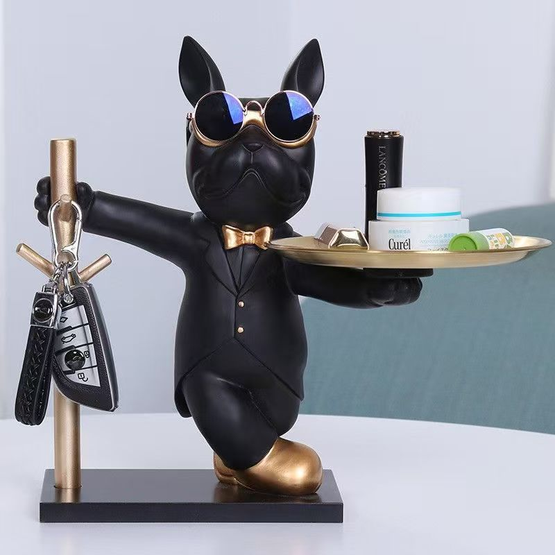 Hanging key dog storage ornament home decoration entrance shoe cabinet key remote control storage box handicrafts gifts — image 2