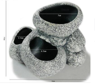 Piedras de Simulación Cerámicas para Acuarios Multifuncionales, Puestos para Cichlidos y Escondites para Reproducción — imagen 5