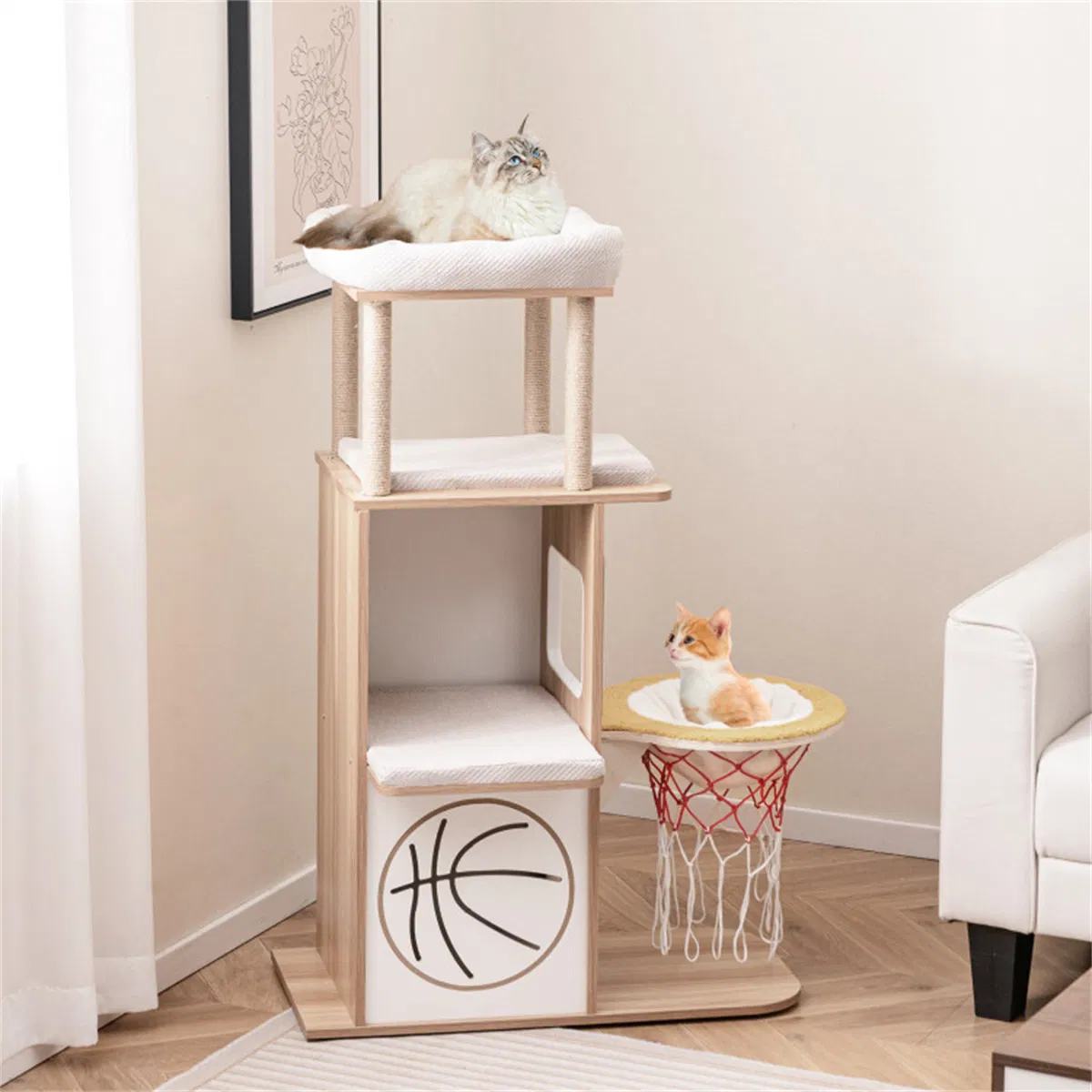 Wooden Cat Condo — image 4