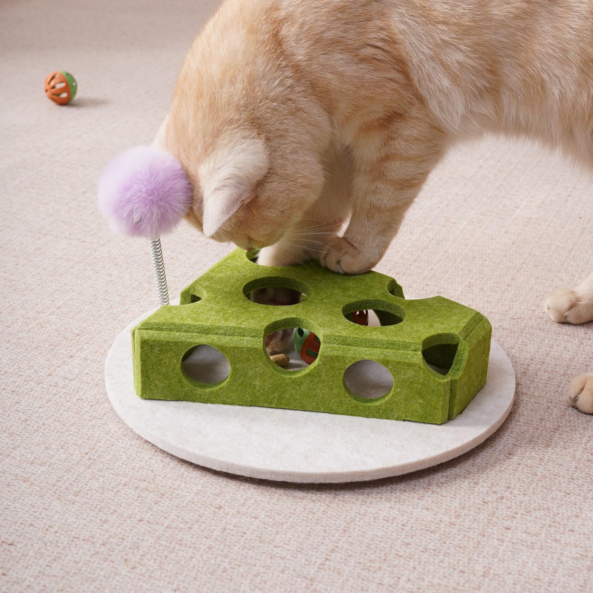 Juguetes de Rompecabezas para Gatos con Bolas y Látigo Elástico: Enriquecimiento Completo para Gatos Domésticos — imagen 10