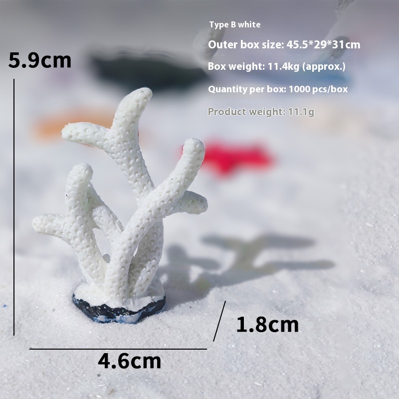 Decoración de Acuario Mini Coral para Tanques Pequeños DIY — imagen 11