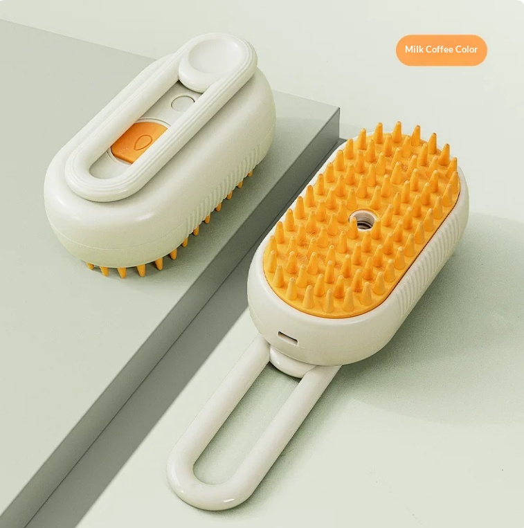 Pulidor de Gato con Vapor 3 en 1 - Cepillo Eléctrico para Mascotas con Masaje y Eliminación de Pelo — imagen 10
