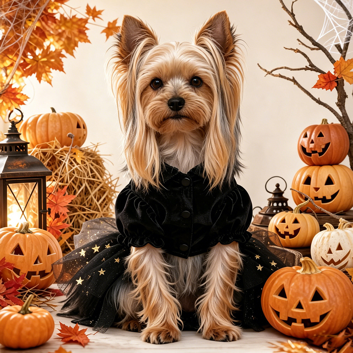 Pet Clothing for Small Dogs and Cats Halloween Princess Tulle Dress, Cute Outfit for Small Pets — image 4