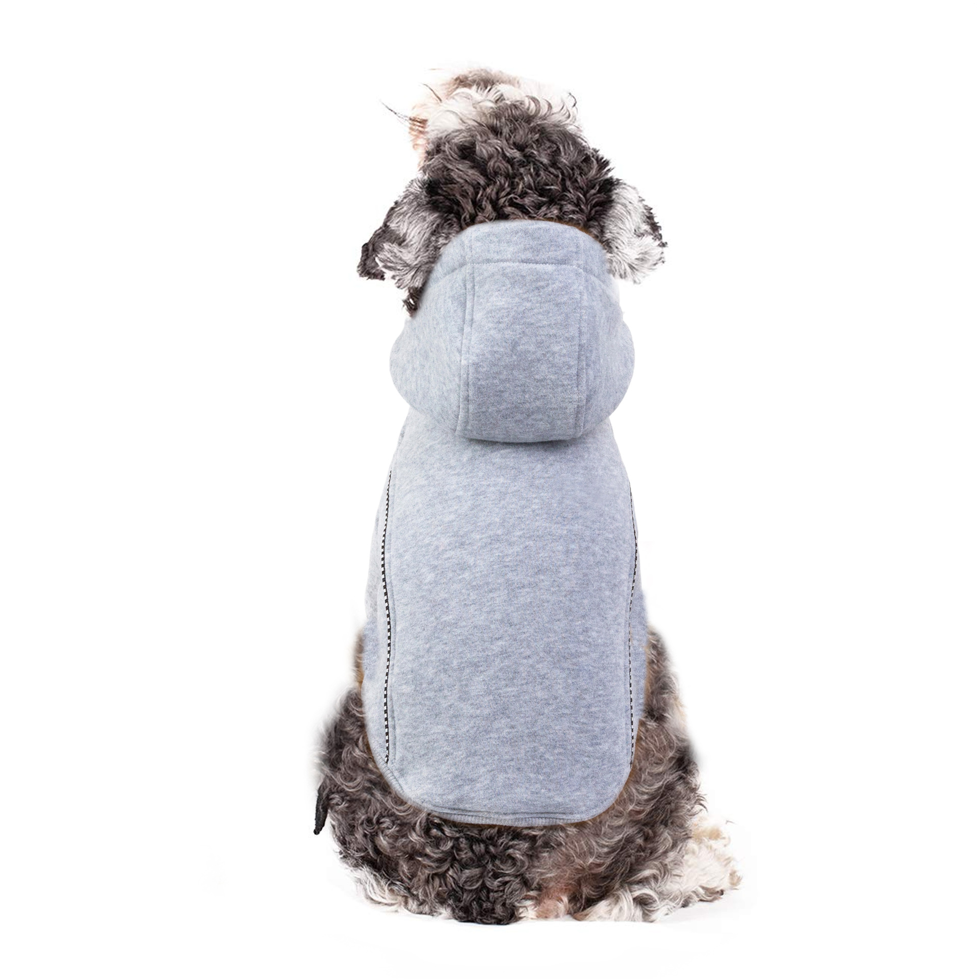 Autumn And Winter Pet Fleece Hooded Bud Sweater Cotton Comfortable Two-Legged Dog Clothes — image 6