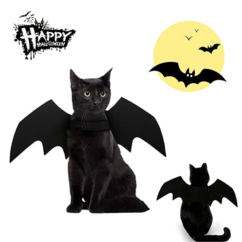 Alas de Murciélago para Gatos: Accesorios de Decoración de Halloween para Mascotas Pequeñas — imagen 11