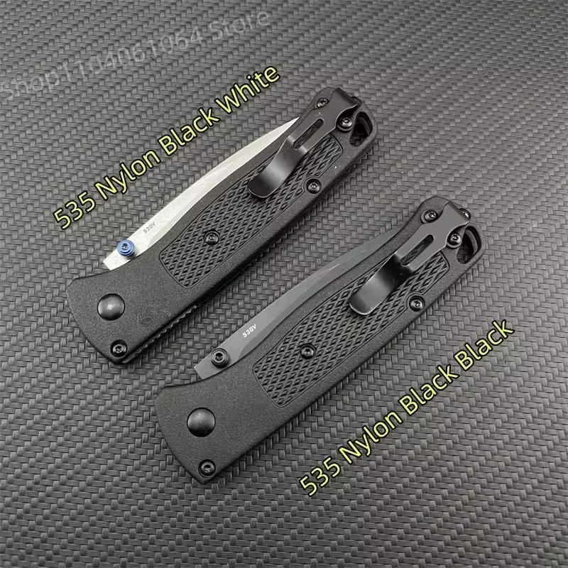 BM 535 Bugout Multi EDC Folding Knife Grivory Handle Drop Point Ultra Lightweight Outdoor Hunting Camping Fishing Pocket Tools — image 3