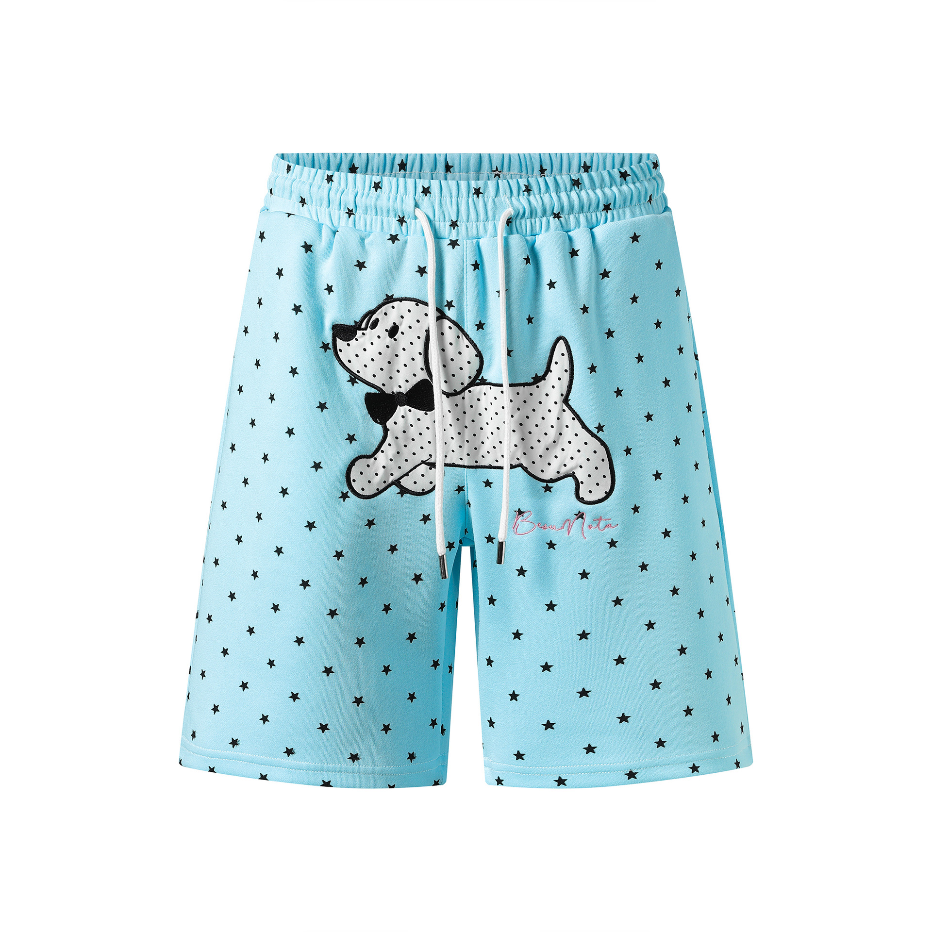 Soft and cute dog patch embroidered shorts — image 9