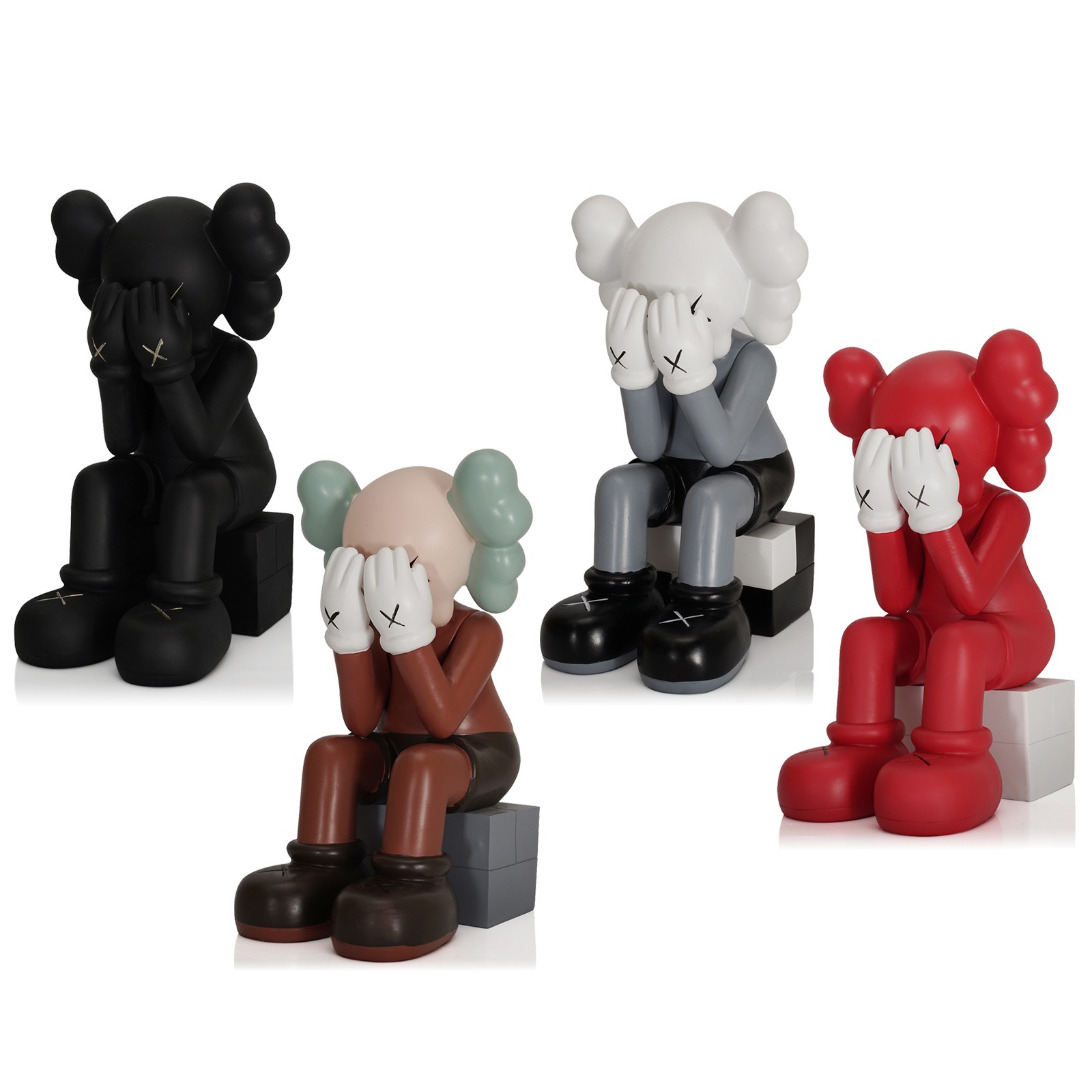 Decoración de Hogar en Resina con Oso Sentado — imagen 1