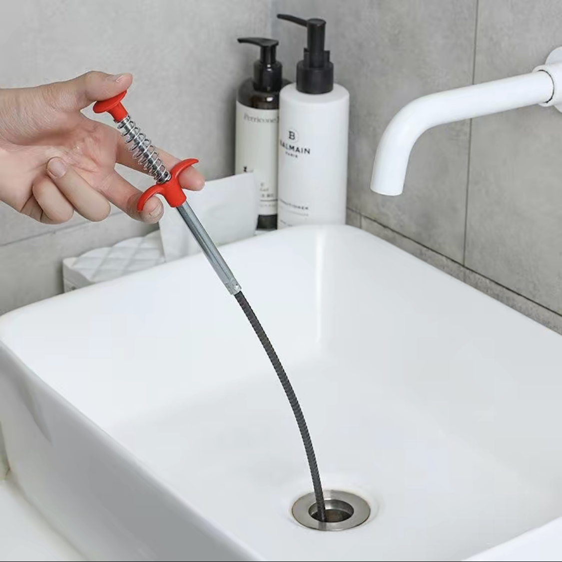 Drain Snake, 63in 33in Drain Clog Remover, 60cm 160cm Spring Pipe Dredging Tools, Drain Cleaner Sticks Clog Remover Cleaning Tools, Gutter Cleaning Tools Drain Cleaner For Toilet Sewer Shower Kitchen — image 8