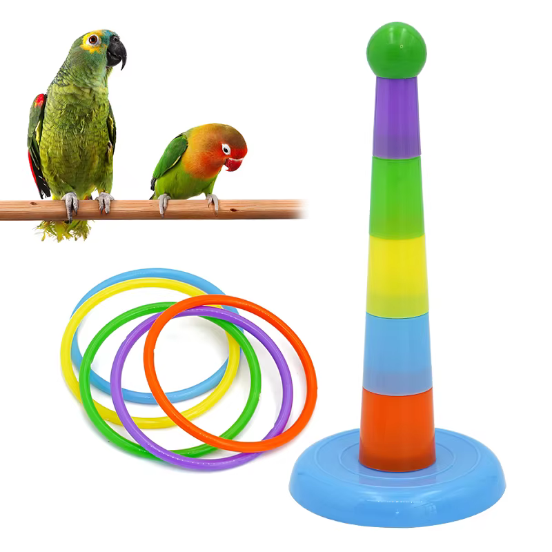 Juguetes para Loros: Bocado de Mordida y Colgante Inteligente — imagen 2