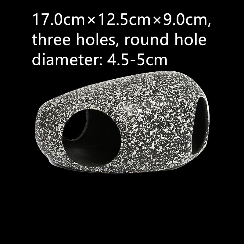 Piedras decorativas para acuario, decoraciones para estanques, criaderos de camarones de cerámica — imagen 5