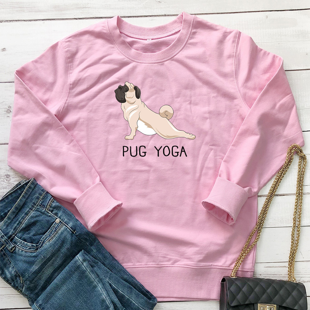 PUG YOGA Alphabet Yoga Dog Hoodie — image 7