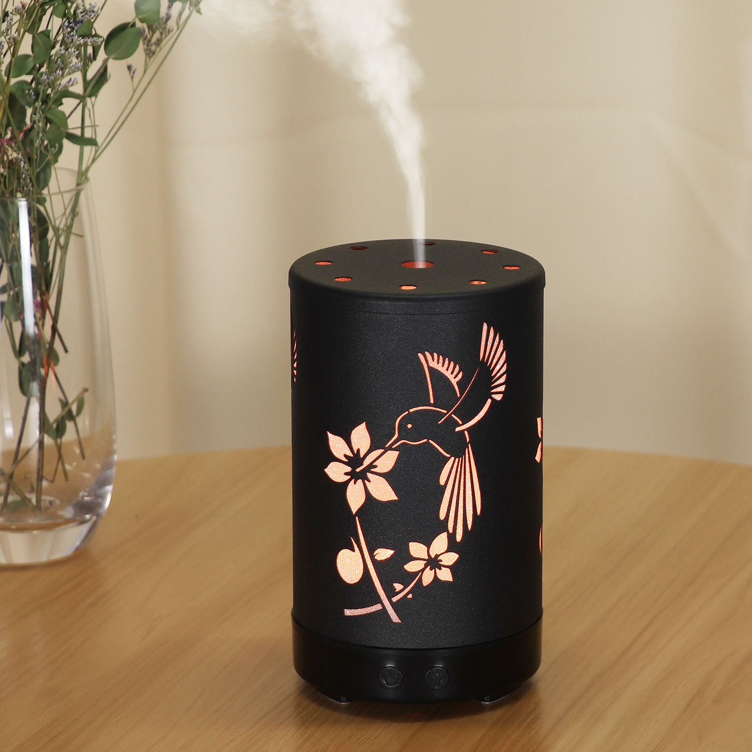 Hummingbird Wrought Iron Aroma Diffuser 100ml Home Bedroom Diffuser Desktop Humidification — image 2