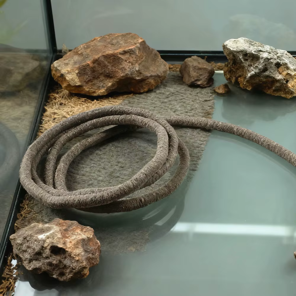 Enredaderas Artificiales de 1M para Reptiles, Flexibles y Moldeables, Plantas de Ratán Falsas para Trepar, Decoración de Terrario y Hábitat para Lagartos — imagen 6