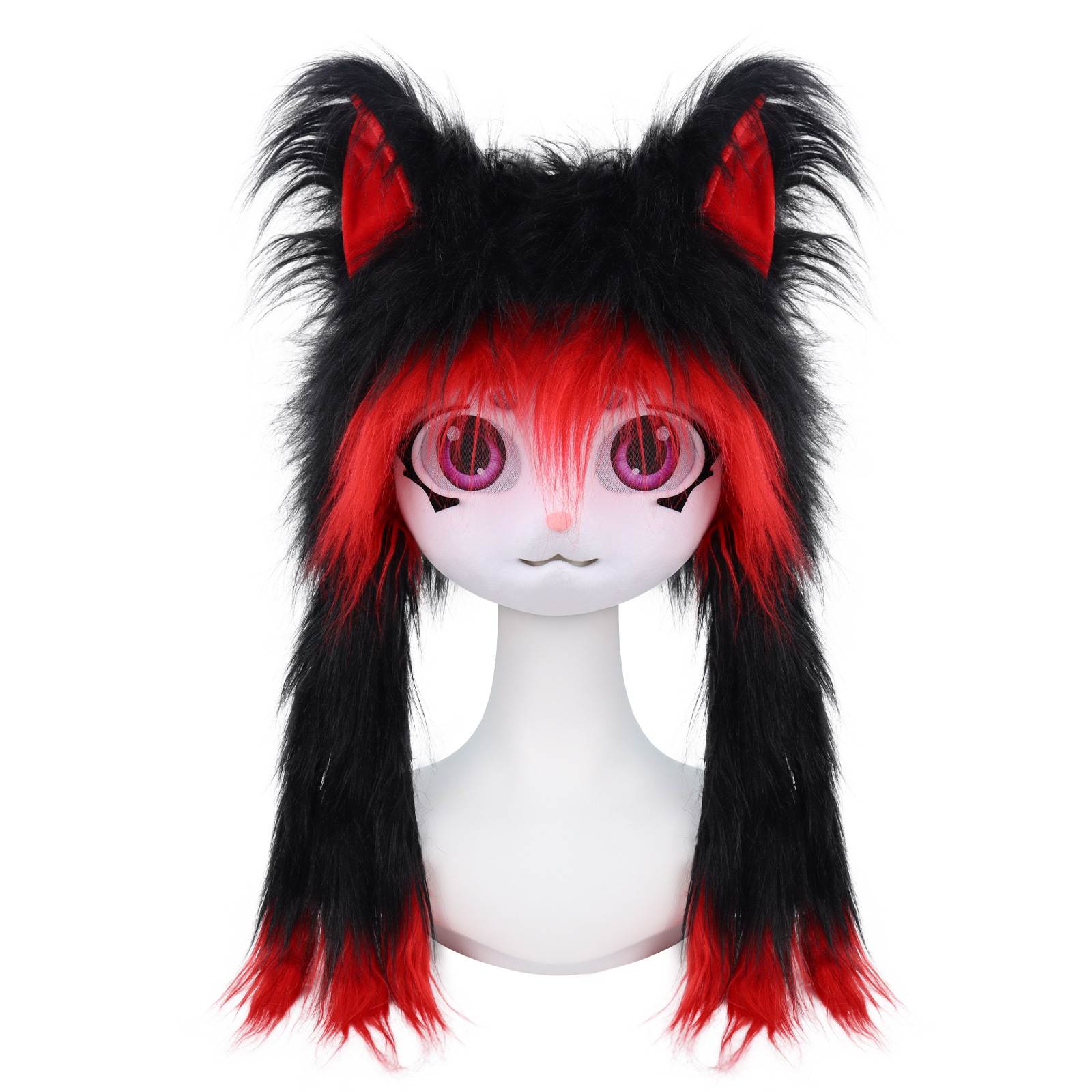 Kigurumi Plush Animal Head Wearable Hoodie Lolita Ready-to-Wear Cosplay Cute Animal Costume Furry Costume — image 8