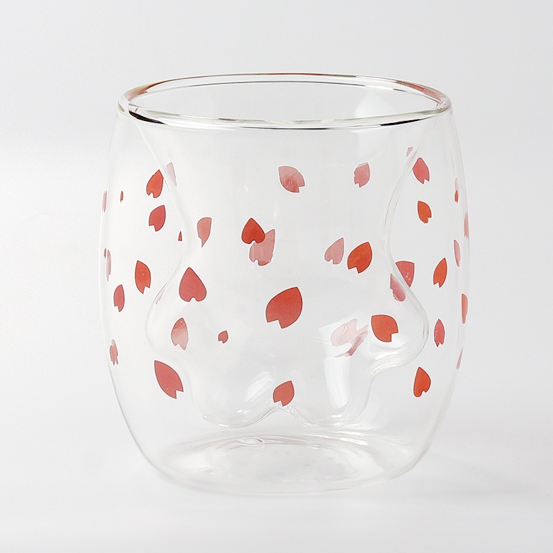 Taza de Café con Imagen de Manitas de Gato Rosadas en Forma Cómica — imagen 2