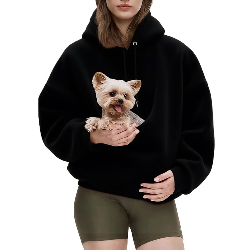 Chaquetón de Transporte para Mascotas, Mochila con Capucha para Perros y Gatos Pequeños, Sudadera Unisex para Compañeros de Cuatro Patas — imagen 4