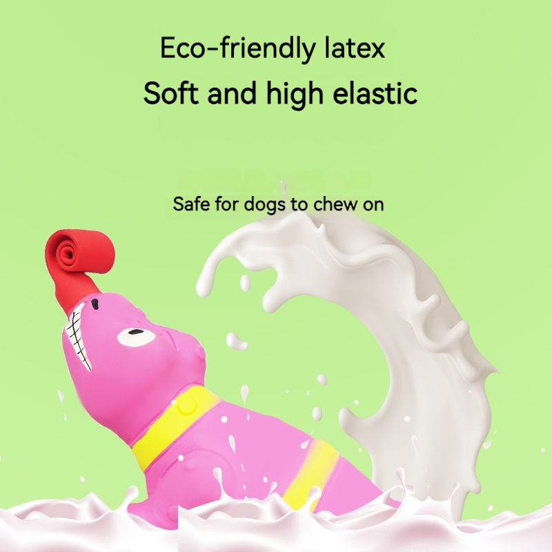 Toy New Product Latex Tongue Squeezing Lizard Crocodile Squeezing and Making Sounds Funny and Soothing Dog Toys — image 5
