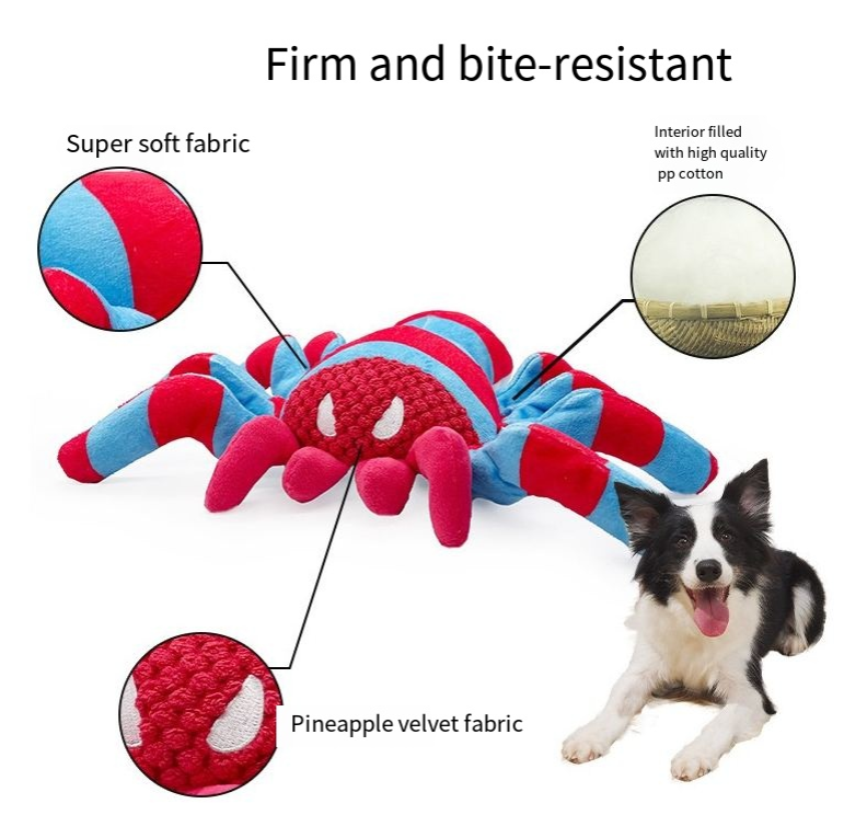 Pet plush dog toys that produce sound are bite resistant and clean teeth — image 4