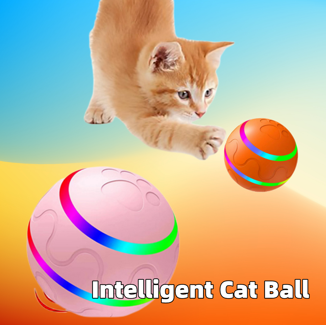 Pelota Inteligente de Gato Wicked Ball Juguete Autónomo con Rotación Automática USB — imagen 1